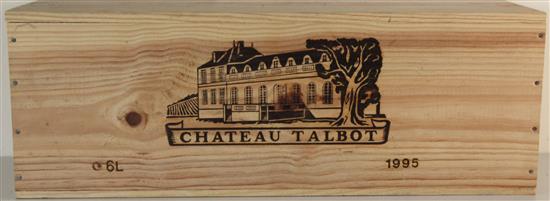 A cased Imperial of Chateau Talbot, St. Julien, 1995.